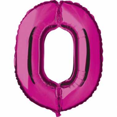 0 jaar versiering cijfer ballon