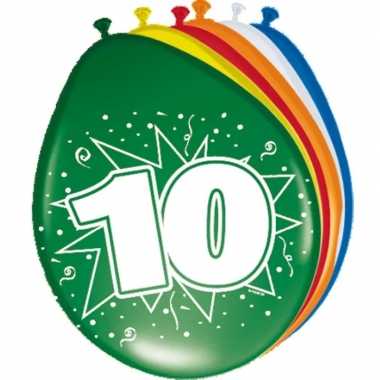 10 jaar versiering ballonnen 30cm