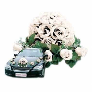 Bruiloft rozen versiering voor auto 10154048