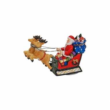 Kerstman versiering beeldje 8 cm