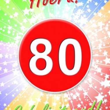 Versiering poster 80 jaar