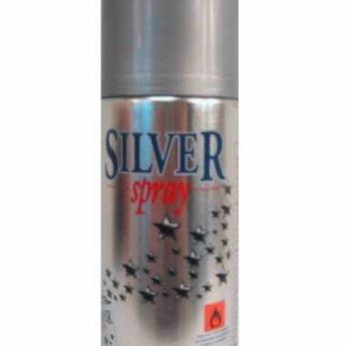 Zilveren versiering verfspray 150 ml