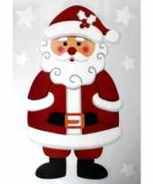 1x kerst raamversiering raamstickers kerstman 28 5 x 40 cm