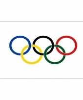 2x versiering vlaggen olympische spelen 10178770