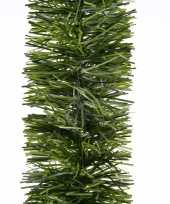 5x groene dennen kerstslingers 270 cm kerstboom versieringen
