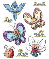 9x raamstickers vlinders raamversiering