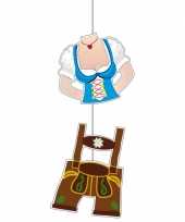 Bierfeest lederhosen hangversiering 70 cm
