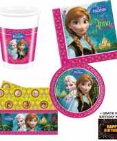 Disney frozen kinderfeestje versiering tafel pakket 8 pers kaa
