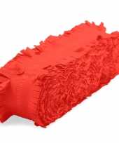 Feest verjaardag versiering slingers rood 24 meter crepe papier