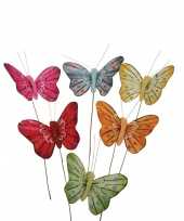 Gekleurde vlindertjes versiering 10135621