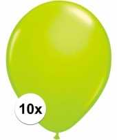 Groene versiering ballonnen 10 stuks 10091410