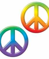 Hippie thema versiering peace