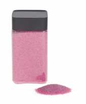 Hobby versieringzand roze 600 gr