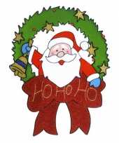 Kerst raamstickers raamversiering kerstman plaatjes 30 cm 10074191