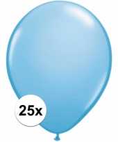 Lichtblauwe versiering ballonnen 25 stuks