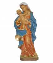 Maria met kindje jezus beeld 25 cm versiering