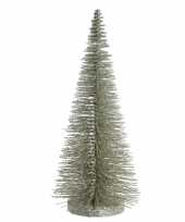 Mini versiering kerstboompje van 30 cm in het lichtgroen