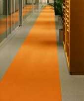 Oranje versiering loper 1 meter breed