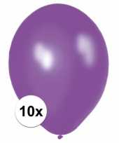 Paarse versiering ballonnen 10 stuks 10091430