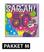 Sarah verjaardag versiering feestpakket