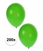 Versiering ballonnen groen 200 st