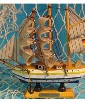 Versiering houten model schip gorch fock 16 cm