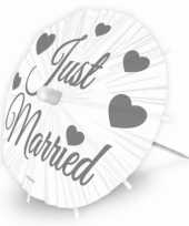 Versiering parasols huwelijk