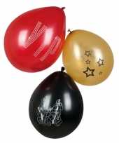 Vip feest versiering ballonnen 6 stuks