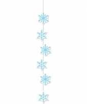 Winter sneeuwvlok slinger 108 cm winkelruit versiering