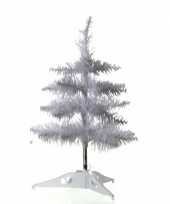 Witte versiering kerstboom 40 cm